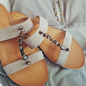 DV Beaded Sandals
